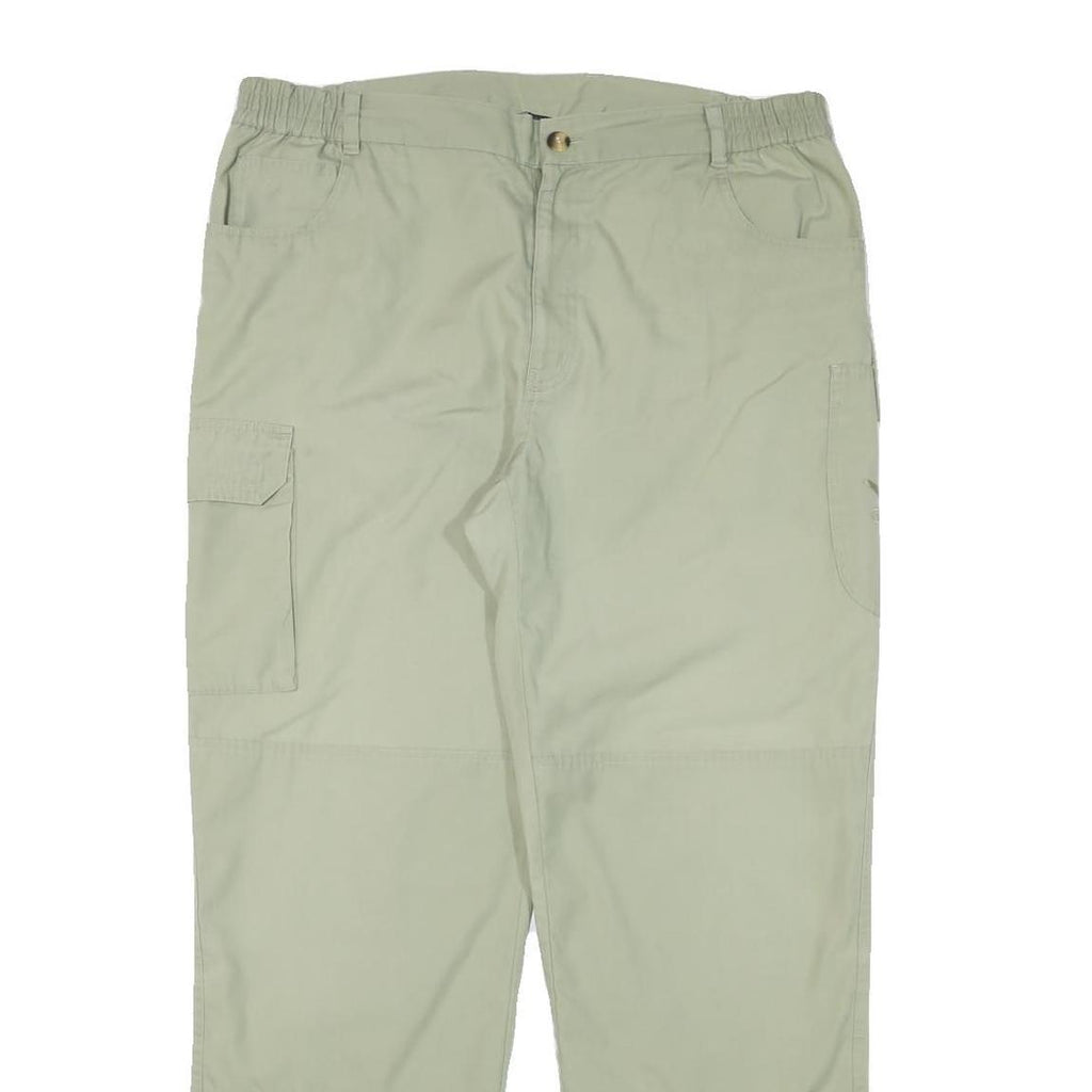 SALEWA Mens Cotton Blend Beige Relaxed Straight Trousers W36 L30 Outdoor Cargo