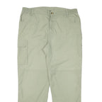 SALEWA Mens Cotton Blend Beige Relaxed Straight Trousers W36 L30 Outdoor Cargo