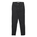 LEVI'S 711 Womens Jeans Black Slim Skinny Denim W26 L29 Stretch Zip