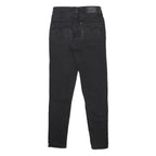 LEVI'S 711 Womens Jeans Black Slim Skinny Denim W26 L29 Stretch Zip
