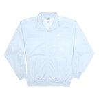 ADIDAS Mens Light Blue Zip Up Polyester Jacket L Casual Sportswear