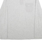 CALVIN KLEIN Mens Grey Pullover Plain Crew Neck Basic Knit 2XL Cotton Jumper