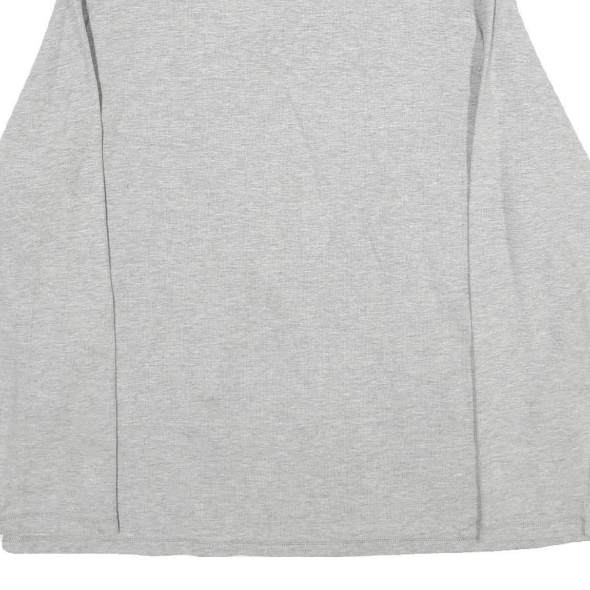 CALVIN KLEIN Mens Grey Pullover Plain Crew Neck Basic Knit 2XL Cotton Jumper