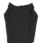 FRENCH CONNECTION Womens Black Bodycon Polyester Knit Midi Dress UK 10 Elegant