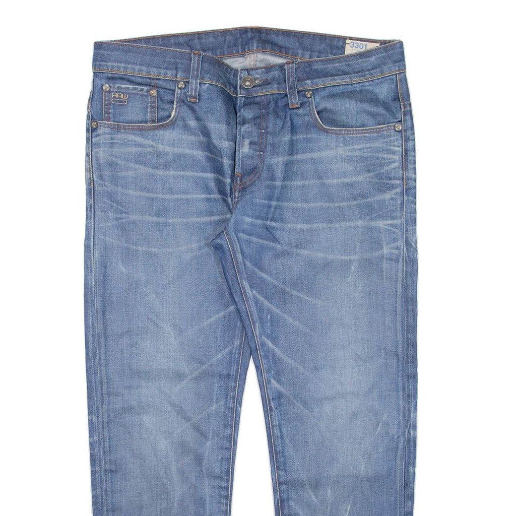 G-STAR RAW Mens Jeans Blue Regular Tapered W36 L27