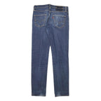 LEVI'S Mens Slim Blue Denim Slim Jeans W30 L29 Classic Cotton Blend Zip