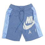 NIKE Mens Cotton Blue Sports Casual Shorts S W28 Nike Air Logo