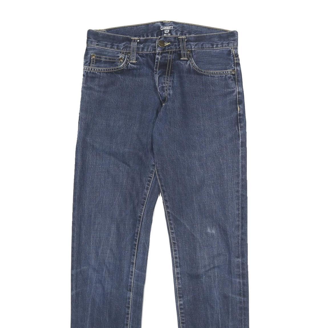 CARHARTT WIP Mens Jeans Blue Regular Straight Denim Medium W28 L32 Classic