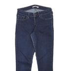 LEVI'S Womens Jeans Blue Slim Skinny Denim Medium W26 L24 Zip Casual