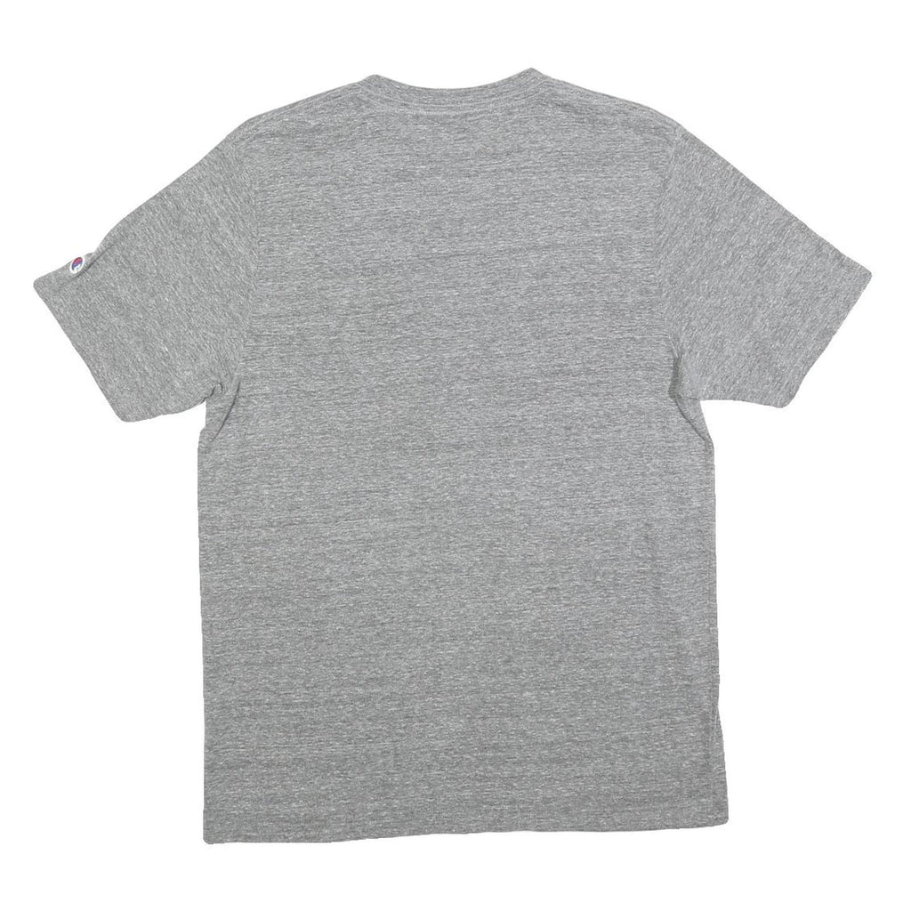 CHAMPION Mens Grey BHM Graphic T-Shirt M Short Sleeve Crew Neck Casual Cotton