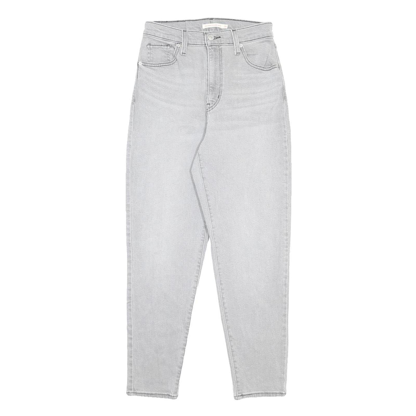 LEVI'S Womens Jeans Light Blue Regular Straight Denim W26 L27 Classic Zip