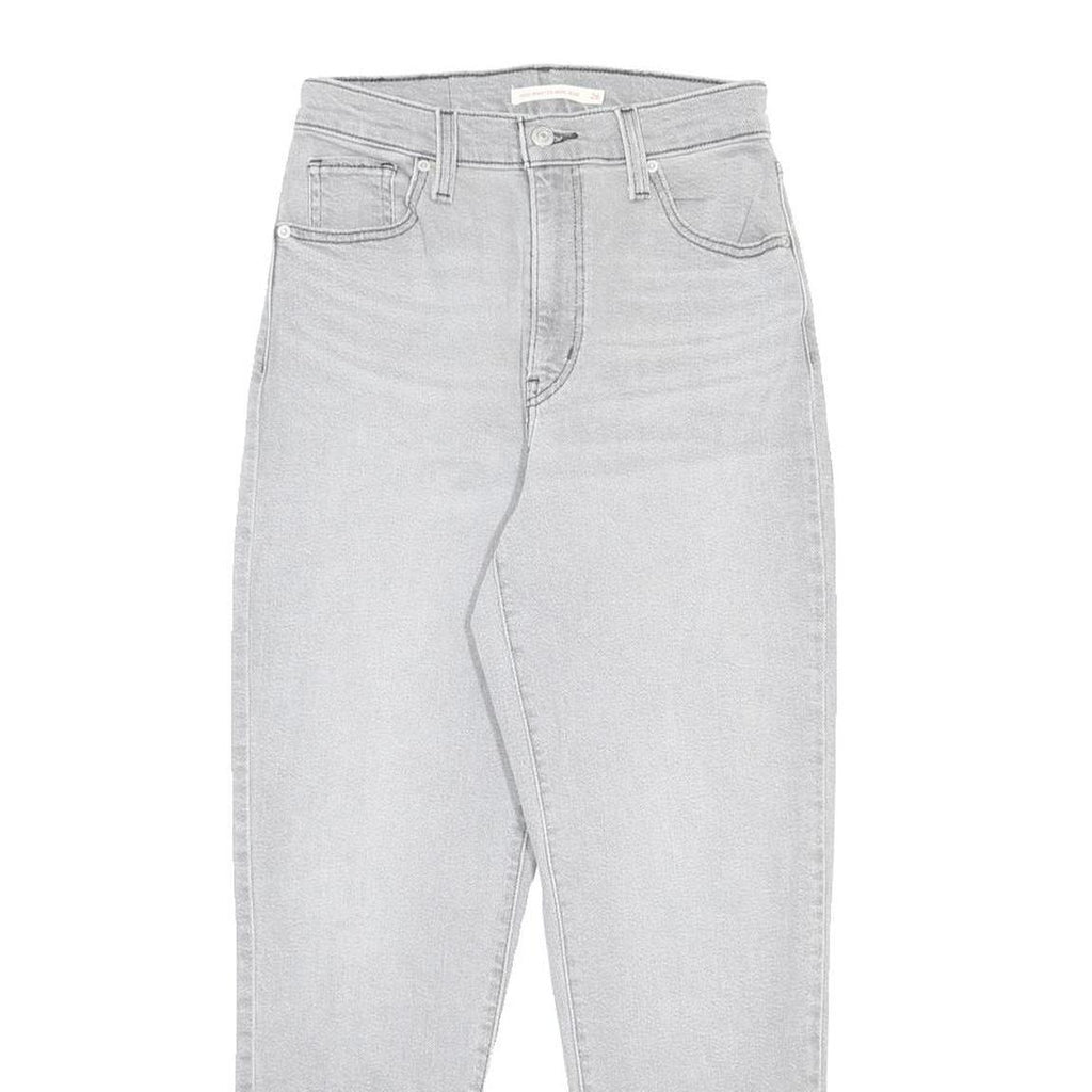 LEVI'S Womens Jeans Light Blue Regular Straight Denim W26 L27 Classic Zip