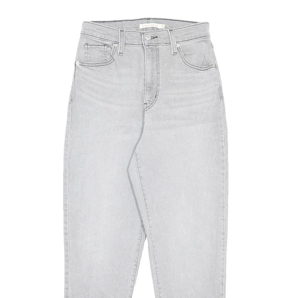 LEVI'S Womens Jeans Light Blue Regular Straight Denim W26 L27 Classic Zip