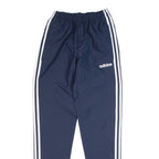 ADIDAS Mesh Lined Womens Track Pants Blue Tapered XS W22 L31