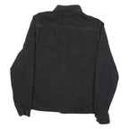 PEPE JEANS Mens Black Cotton Blend Button Jacket M Plain Casual Outerwear