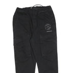 ZARA Mens Cotton Blend Black Regular Fit Straight Trousers W30 L26 Casual
