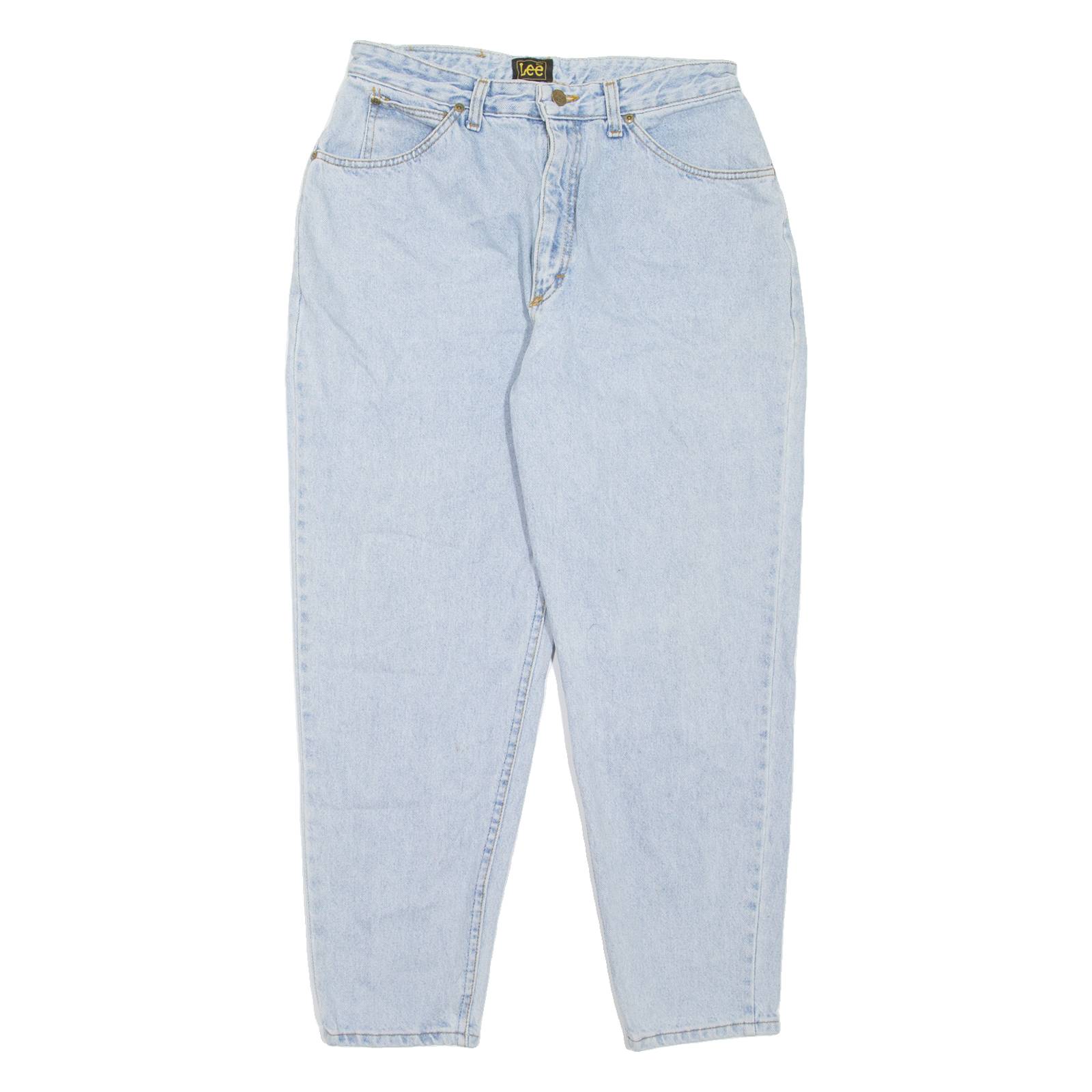 LEE Carolina Womens Jeans Blue Regular Mom W28 L26