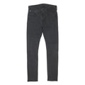 LEVI'S 519 Mens Jeans Black Slim Skinny Denim Raw W30 L30 Button Cotton Blend