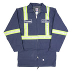 BIG BILL Sherpa Lined Mens Workwear Coat Blue S