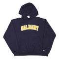CHAMPION Mens Navy Blue UAlbany Pullover Hoodie L Cotton Blend Casual