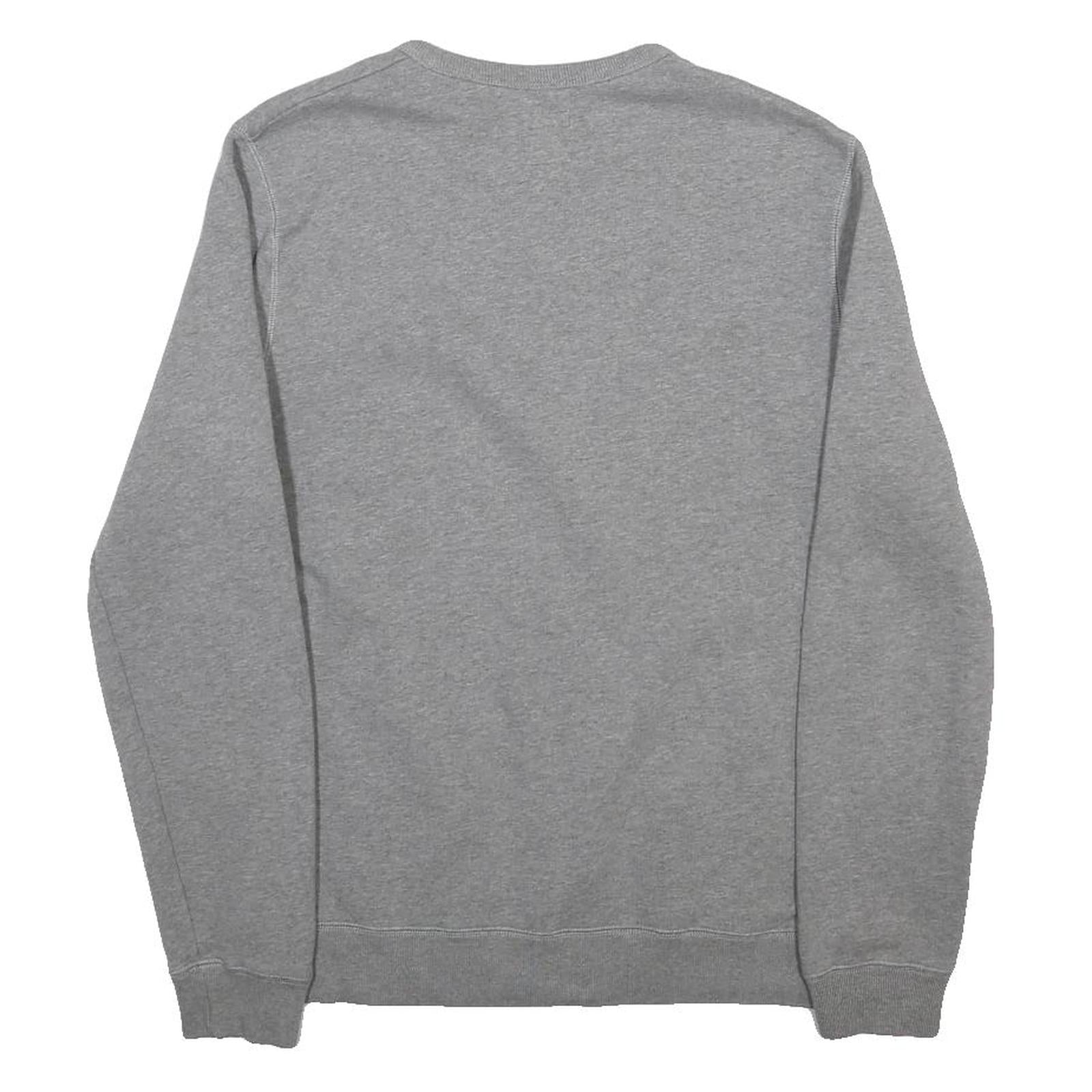 JACK WILLS Mens Grey Cotton Blend Crew Neck S Casual Pullover Sweatshirt