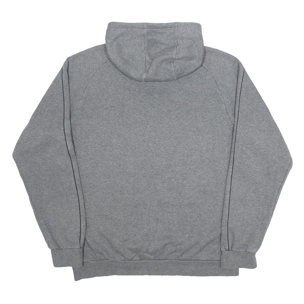 ADIDAS Mens Grey Pullover Hoodie L Cotton Blend Lightweight Casual Sports