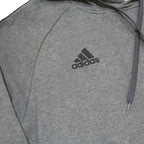 ADIDAS Mens Grey Pullover Hoodie L Cotton Blend Lightweight Casual Sports