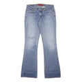 LEVI'S 518 Womens Jeans Blue Regular Bootcut Denim Medium W30 L32 Distressed