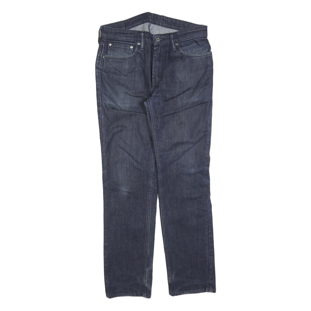 LEVI'S 511 Slim Mens Jeans Blue Slim Straight Denim Medium W32 L30 Stylish