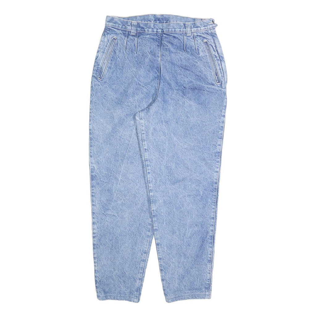 Womens Regular Light Blue Denim Cotton Blend Jeans W28 L27 Zip Closure