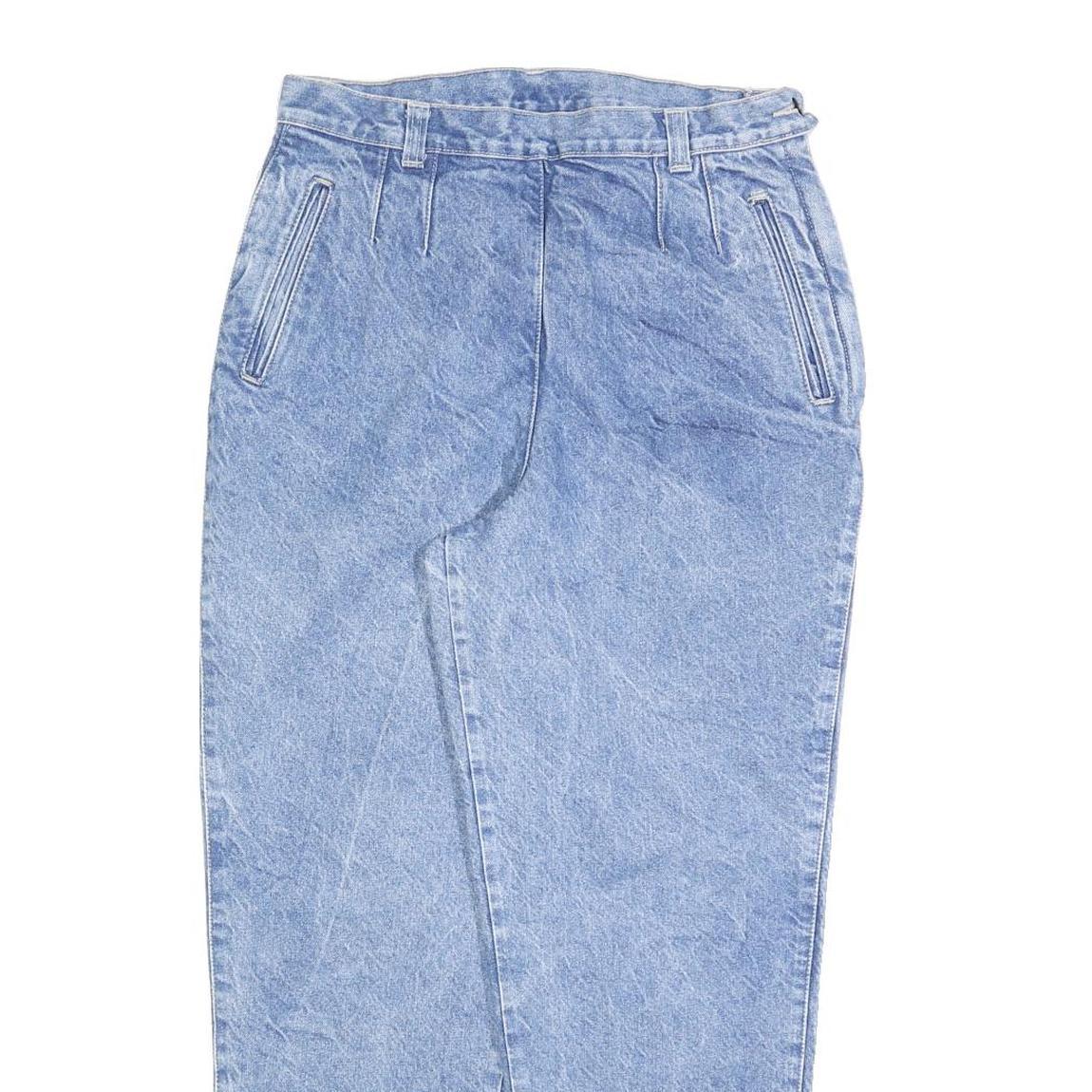 Womens Regular Light Blue Denim Cotton Blend Jeans W28 L27 Zip Closure