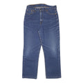 LEVI'S Mens Blue Regular Straight Denim Jeans W28 L24 Classic Zip Closure