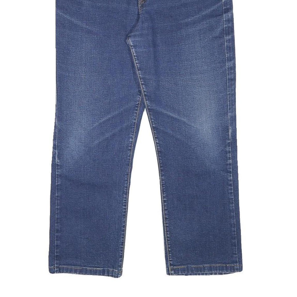 LEVI'S Mens Blue Regular Straight Denim Jeans W28 L24 Classic Zip Closure