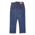 LEVI'S Mens Blue Regular Straight Denim Jeans W28 L24 Classic Zip Closure