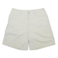 COLUMBIA Womens Shorts Cream Casual M W30 Cotton Blend Lightweight Outdoor