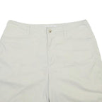 COLUMBIA Womens Shorts Cream Casual M W30 Cotton Blend Lightweight Outdoor