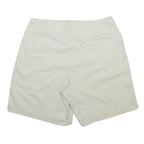 COLUMBIA Womens Shorts Cream Casual M W30 Cotton Blend Lightweight Outdoor