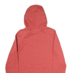 NIKE Womens Red & Orange Pullover Hoodie S Cotton Blend Lightweight