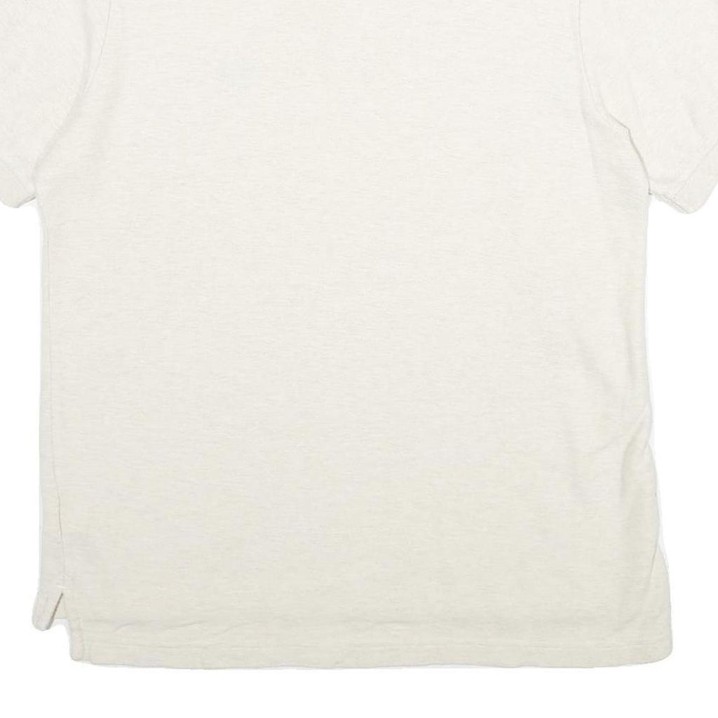 CHAPS Mens White Polo Shirt M Cotton Short Sleeve Plain Classic Fit Casual