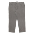 CARHARTT Mens Cotton Blend Grey Relaxed Fit Straight Trousers W42 L30 Workwear
