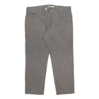 CARHARTT Mens Cotton Blend Grey Relaxed Fit Straight Trousers W42 L30 Workwear