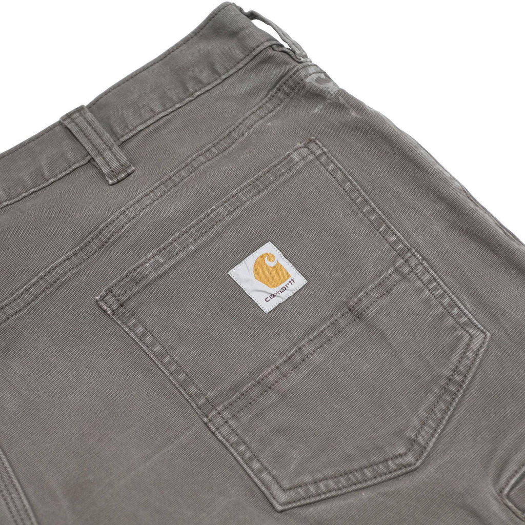 CARHARTT Mens Cotton Blend Grey Relaxed Fit Straight Trousers W42 L30 Workwear