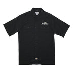CARHARTT Mens Black Epic Brewing Cotton Blend Work Shirt M Durable Button Down