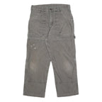DICKIES Mens Regular Fit Grey Cotton Workwear Trousers W30 L24 Utility