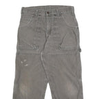 DICKIES Mens Regular Fit Grey Cotton Workwear Trousers W30 L24 Utility