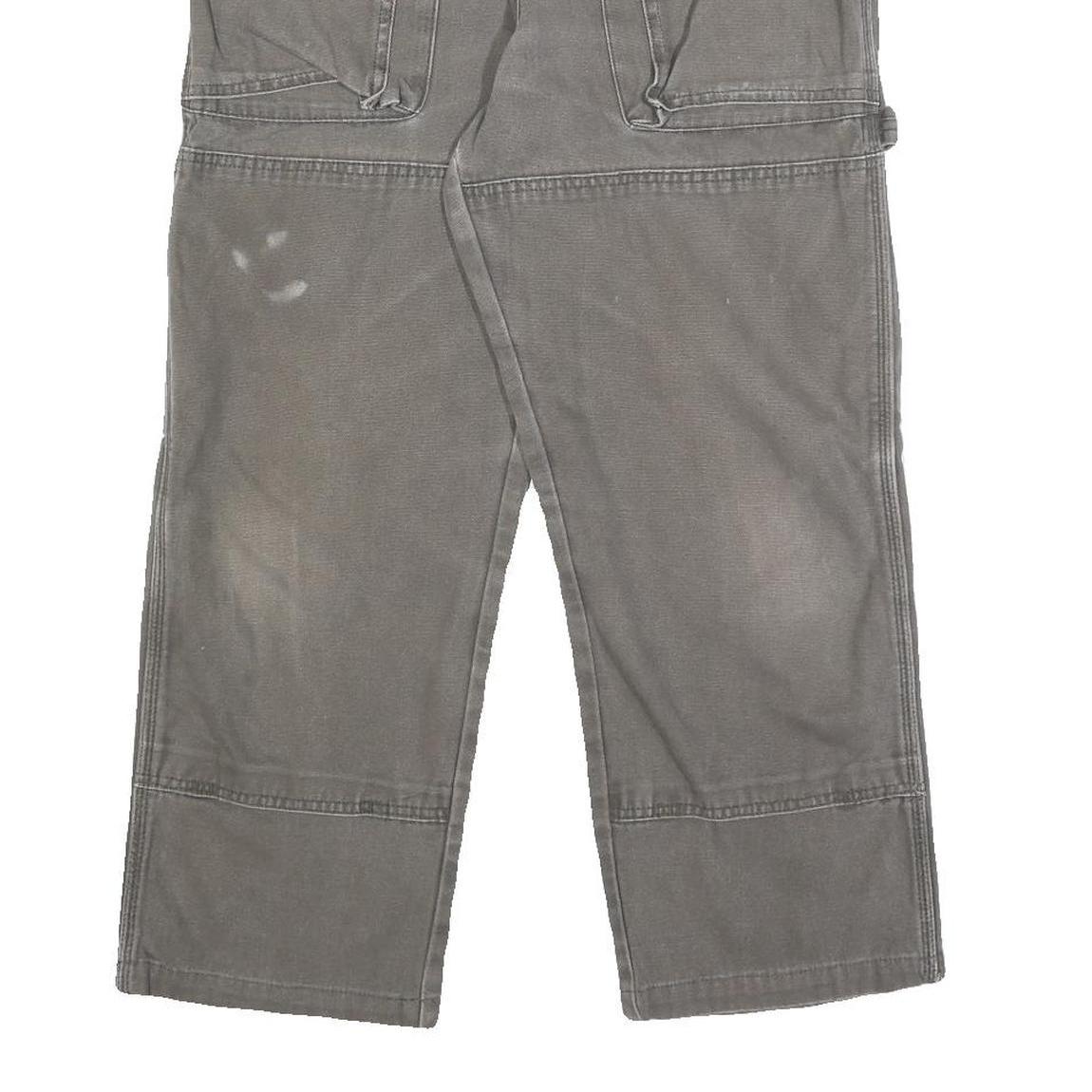 DICKIES Mens Regular Fit Grey Cotton Workwear Trousers W30 L24 Utility