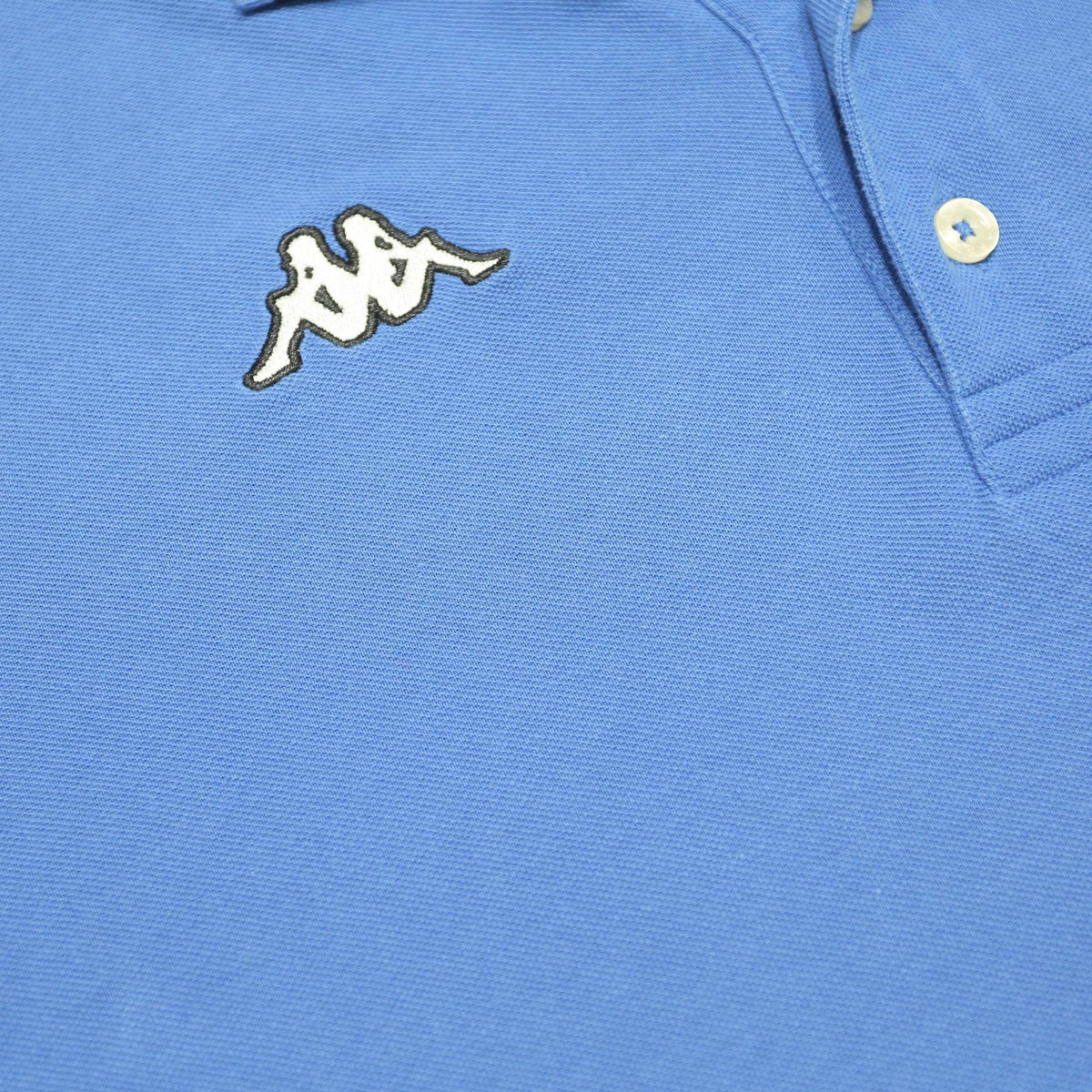 KAPPA Mens Blue Polo Shirt 2XL Cotton Casual Sportswear Short Sleeve Basic
