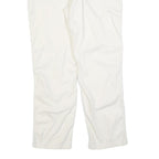 CARHARTT Mens Cotton Blend White Relaxed Straight Trousers W38 L32 Workwear