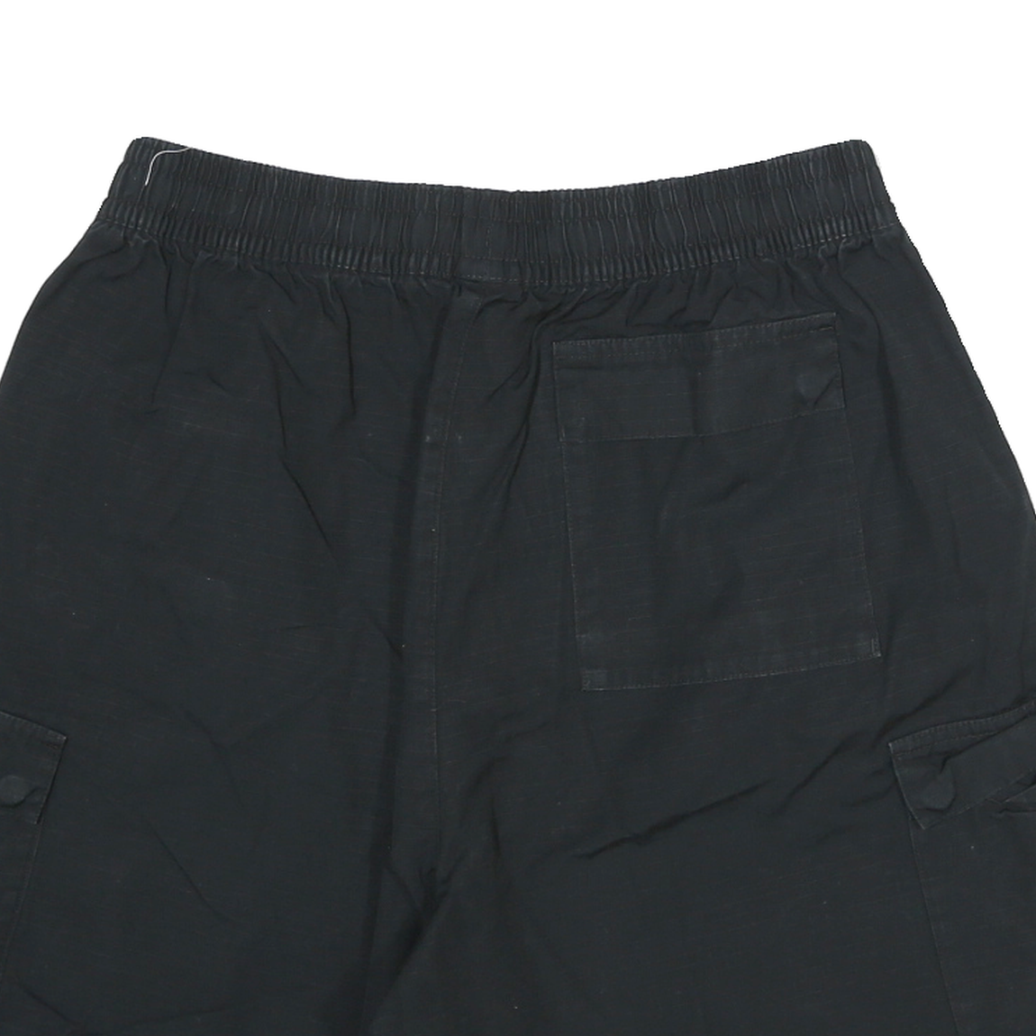 NIKE Mens Black Casual Cargo Shorts L W28 Cotton Blend Comfortable Style