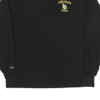 JANSPORT Mens Black Long Beach State Graphic T-Shirt XL Long Sleeve Crew Neck